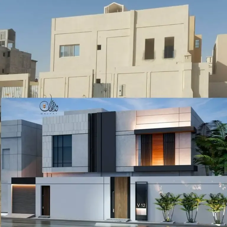 معلم دهانات بروفايل خارجي في حي البساتين بجدة